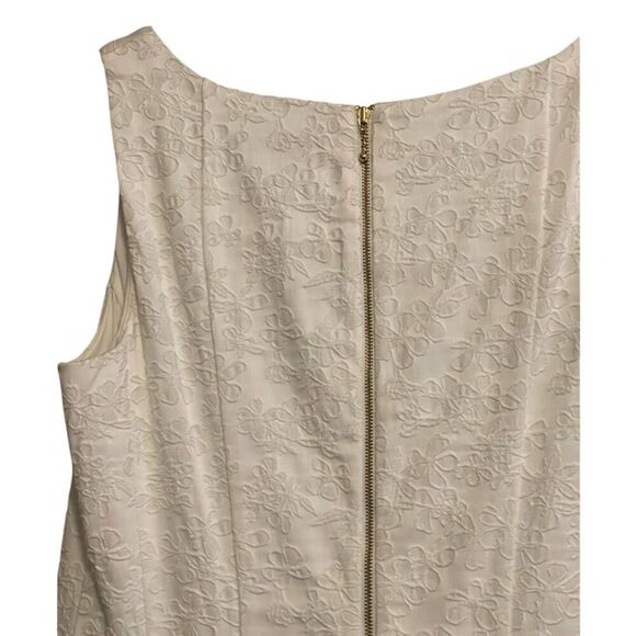 Just Taylor White Eyelet Fit n Flare Dress Size 10 - Picture 3 of 8